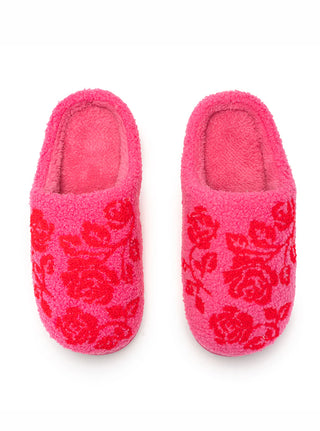 RED BOUQUET SLIPPERS