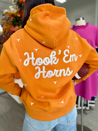 Texas Embroidered Fleece Hoodie
