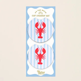 On the Road Car Coaster Set–Lobster