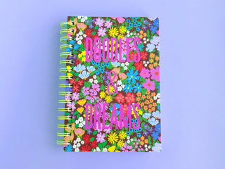 Spiral Notebook - "Doodles & Dreams" - Chloe - 200 Pages