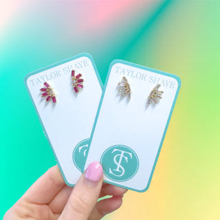 Hannah clear Studs