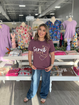 SATURDAY STEAL SCRUB LIFE TEE