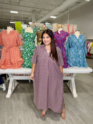 ROBIN GINGHAM DRES