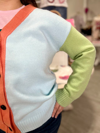 HAILEE MULTI COLOR CARDIGAN