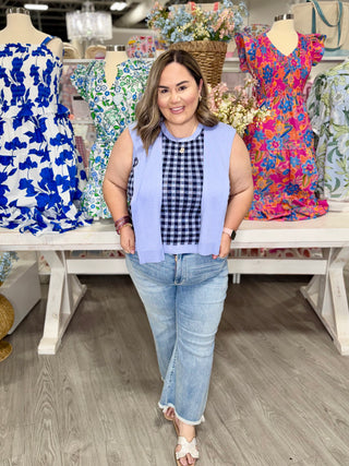 AIDA GINGHAM TOP