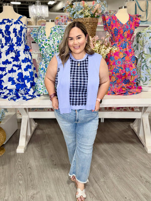 AIDA GINGHAM TOP