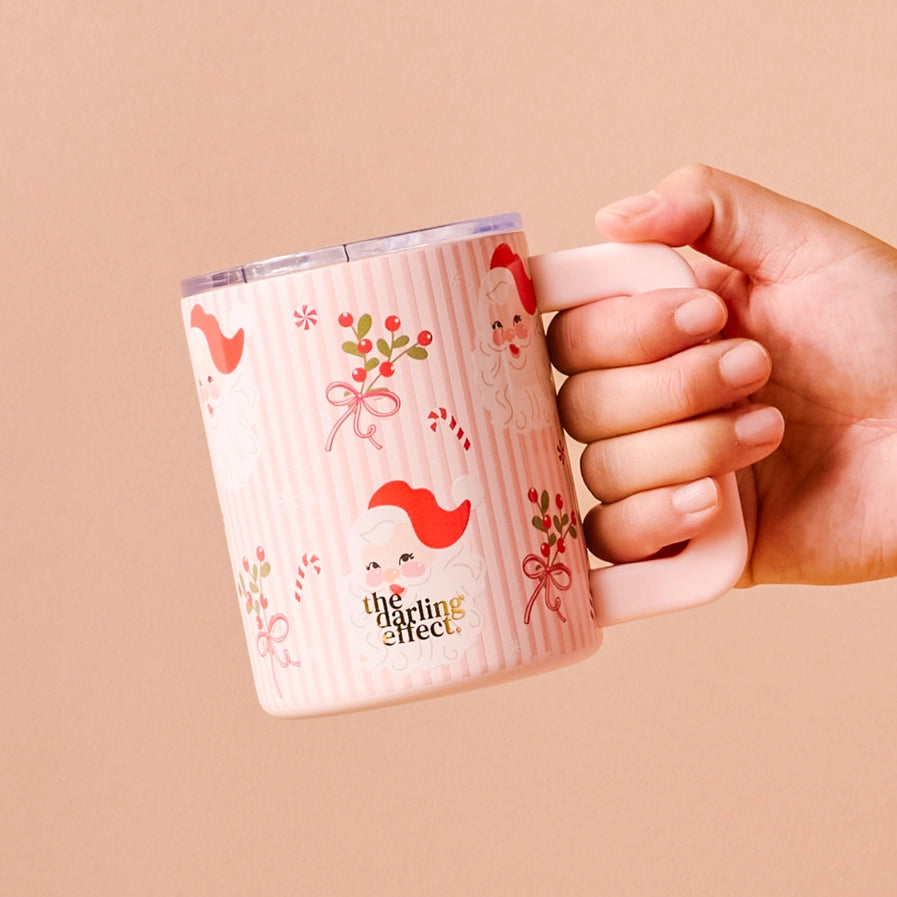 Holly Jolly Santa-14 oz Insulated Mug