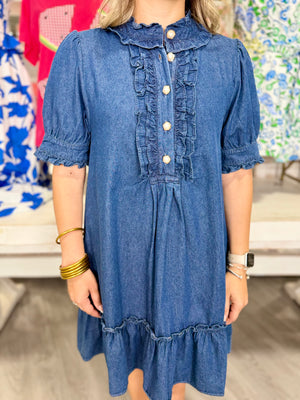 AVERY DENIM DRESS