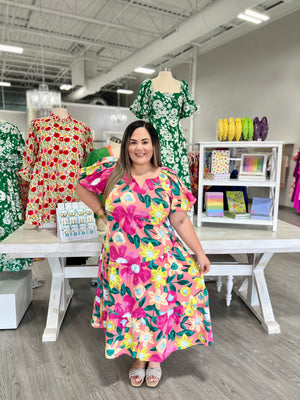 MAGGIE FLORAL DRESS