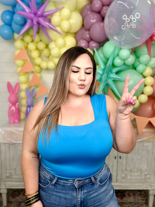 KEN FRENCH BLUE BODYSUIT