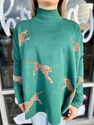 ALYSSA LEOPARD SWEATER