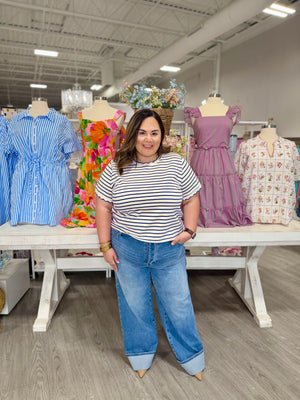 LILLY ROYAL STRIPE TOP