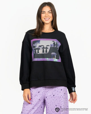 Licensed Black Practical Magic Witches Framed Sweatshirt