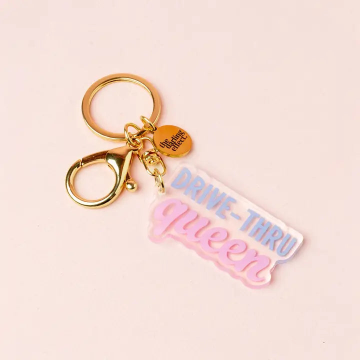 Acrylic Keychain-Drive Thru Queen