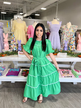GINA GREEN DRESS