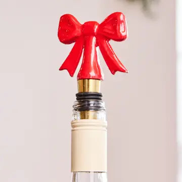 Wine Stopper Red Bow