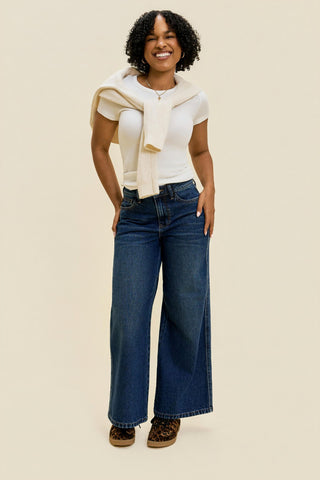ALAYNA LUX RETRO WIDE PETITE JB JEANS