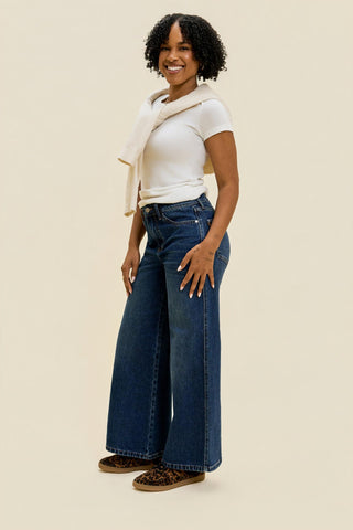 ALAYNA LUX RETRO WIDE PETITE JB JEANS