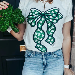 SHAMROCK BOW TEE