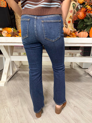 BETH DARK WASH BOOTCUT JEANS