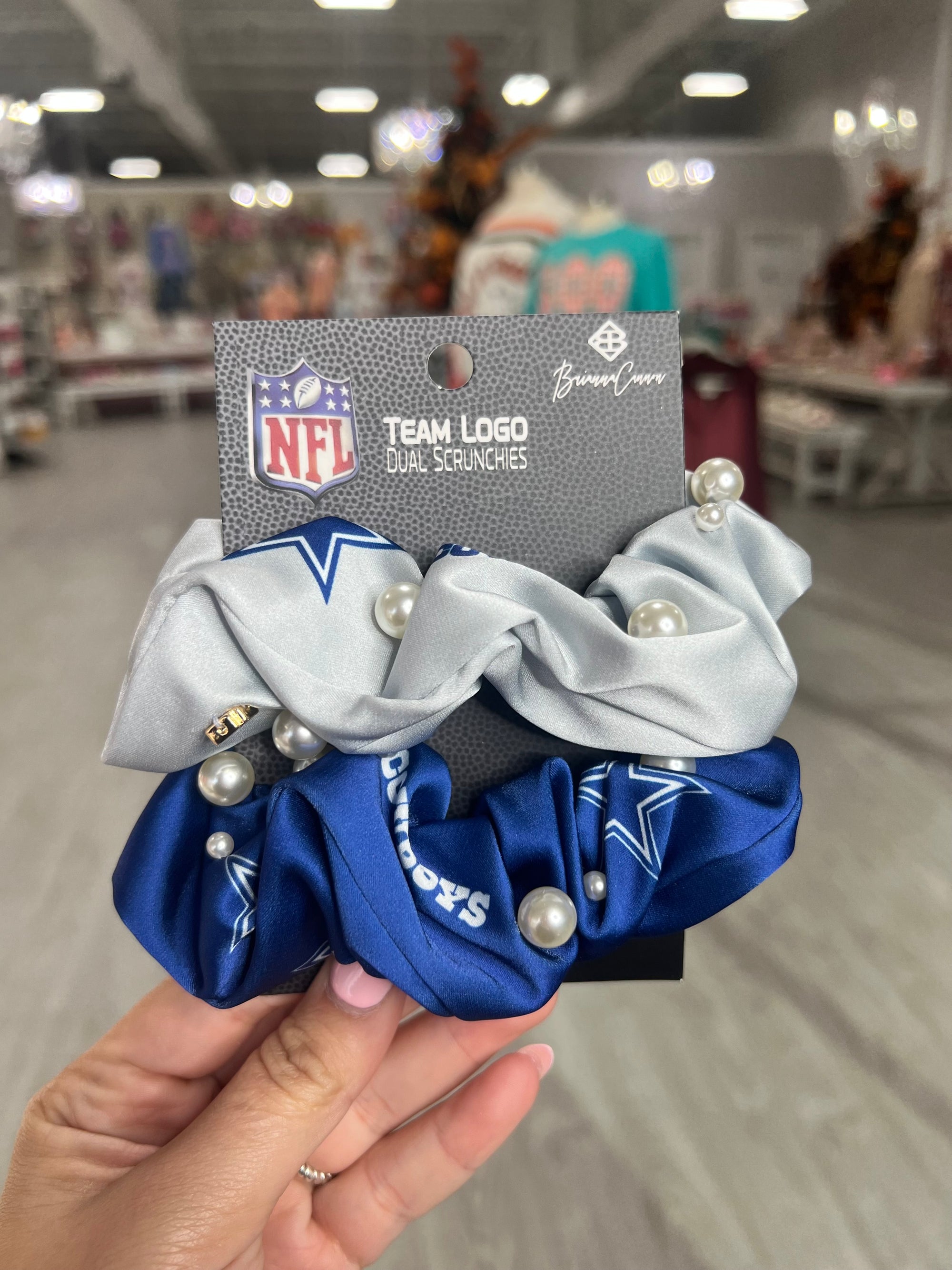 BRIANNA CANNON DALLAS COWBOYS SCRUNCHIES