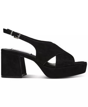 Steve Madden Marino Platform Black Heels