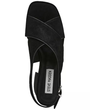 Steve Madden Marino Platform Black Heels