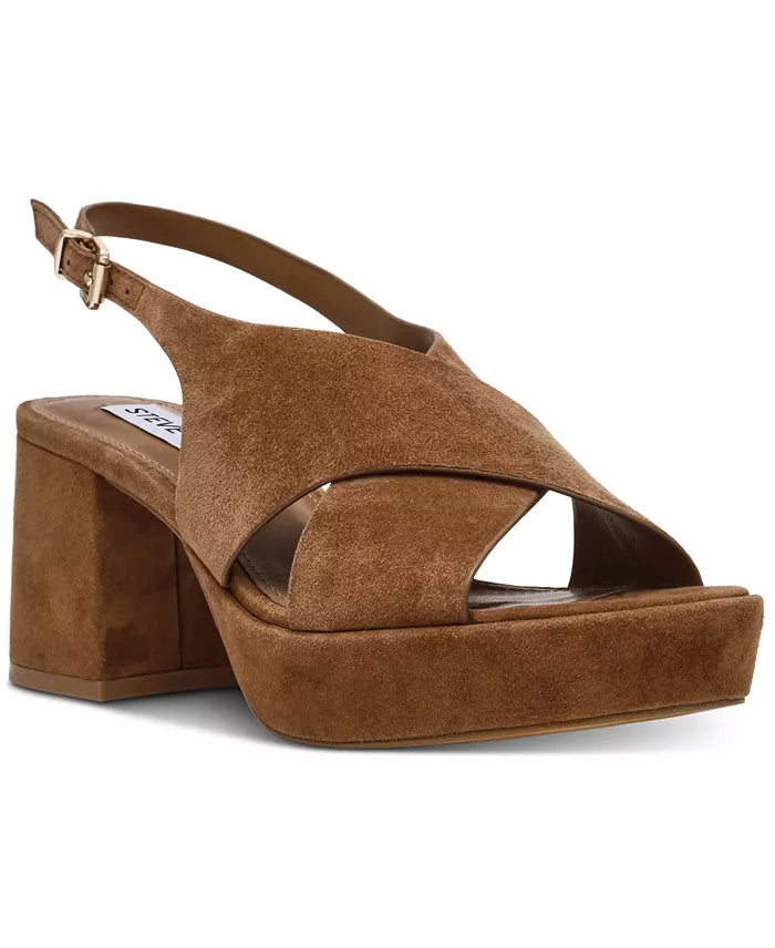 Steve Madden Marino Platform Chestnut Heels