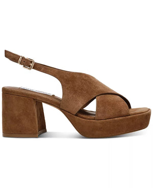 Steve Madden Marino Platform Chestnut Heels