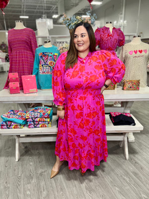 Irene Smocked Midi Dress