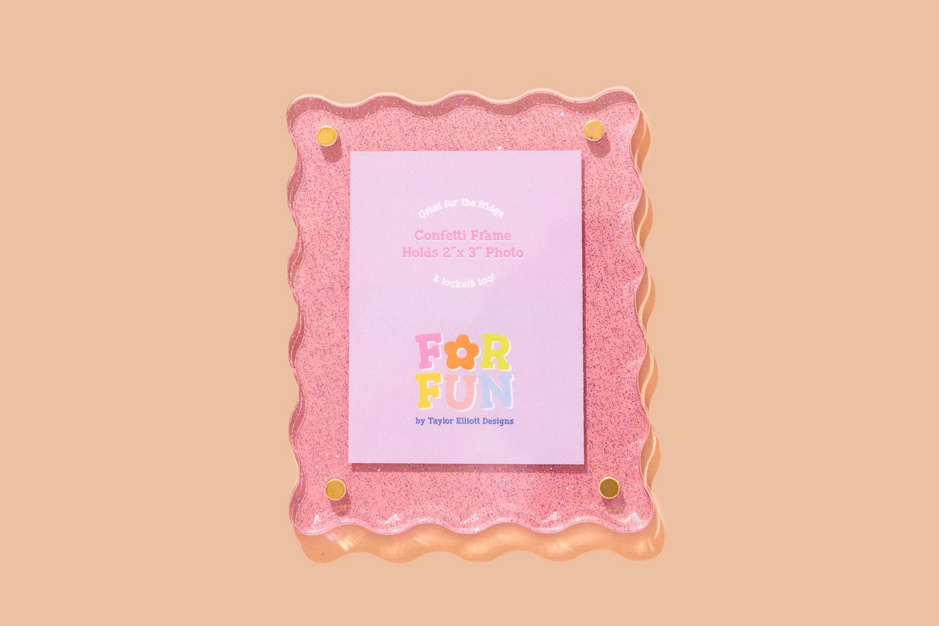 PINK For Fun - Acrylic Magnetic Frames - Assorted Colors