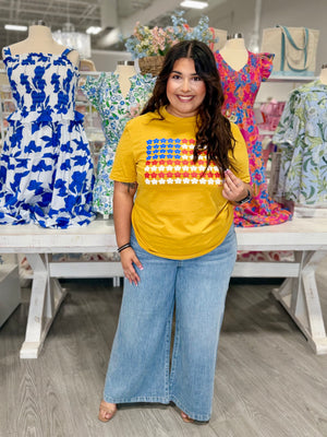 MUSTARD USA DAISY TEE