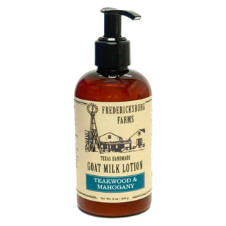 FREDERICKSBURG FARMS
Teakwood and Mahogany Goat Milk Lotion