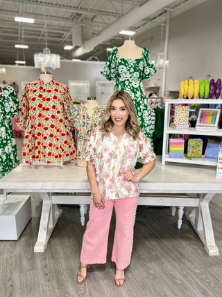 MARIA FLORAL BLOUSE