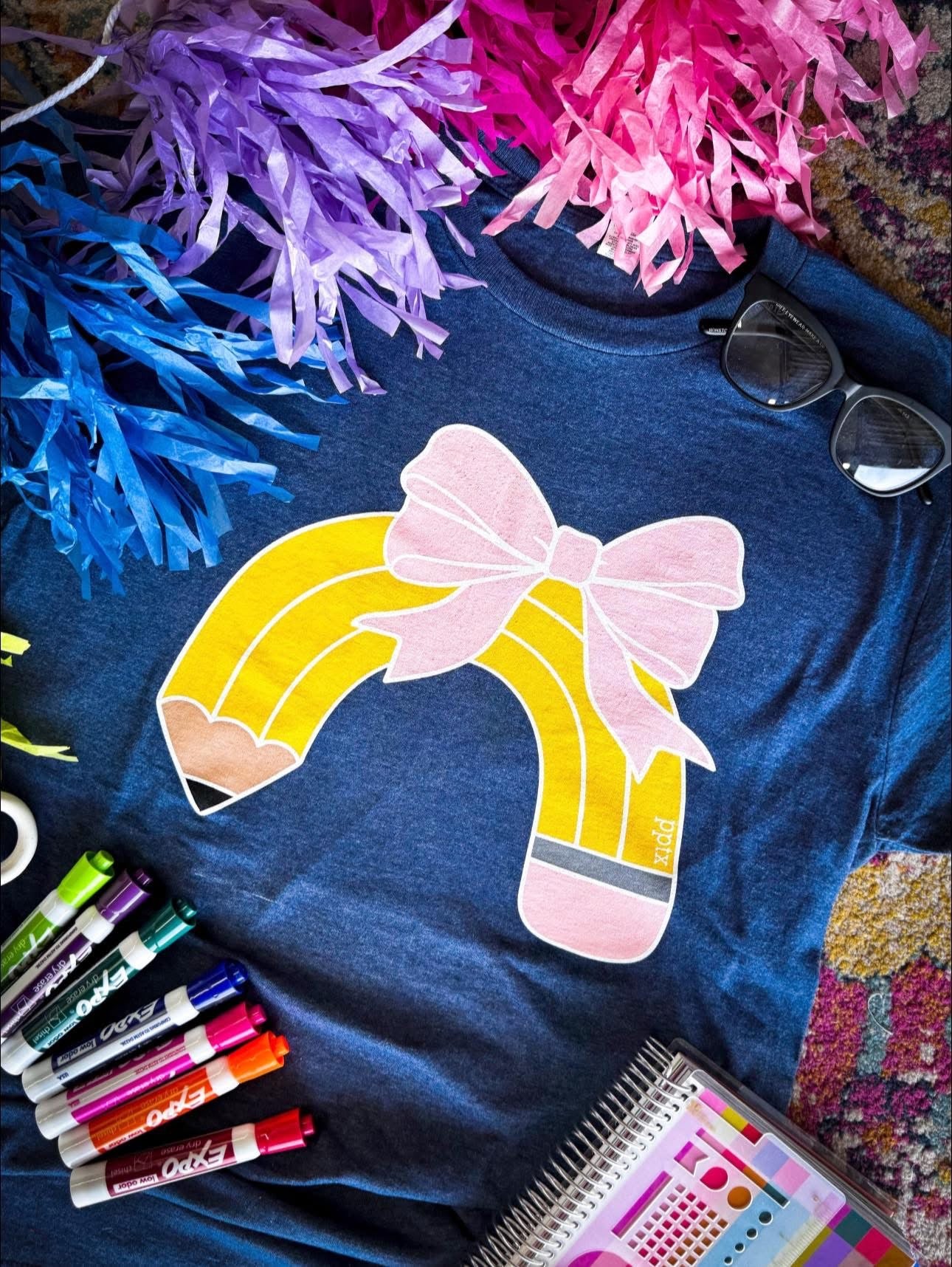 RAINBOW PENCIL TEE
