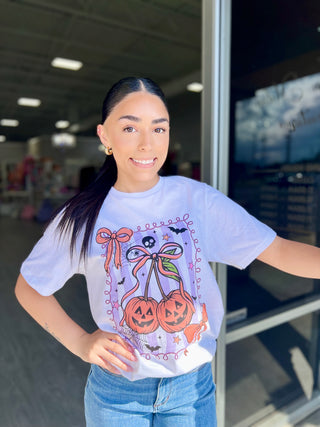PUMPKIN CHERRIES TEE