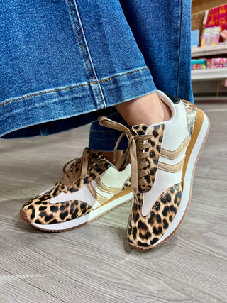 Corky's Leopard Combo "Kickoff " Sneakers