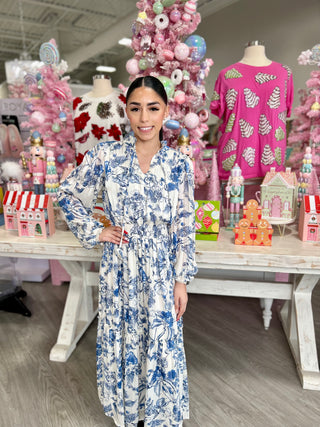 ALEJANDRA BLUE DRESS