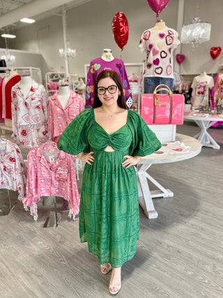 MARA GREEN DRESS