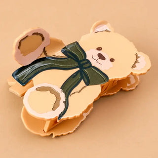 Shape Up Claw Clip-Teddy Bear Theo