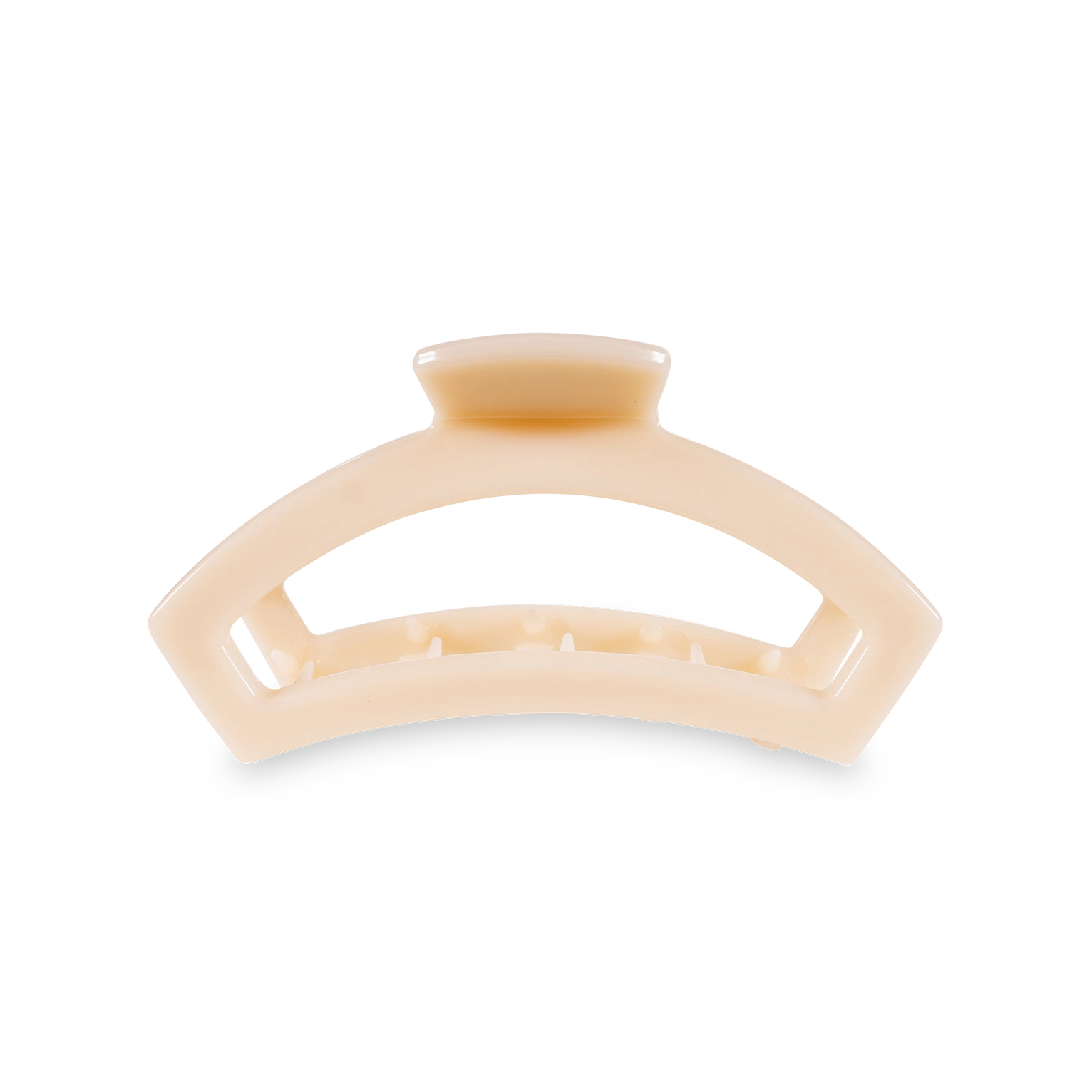 Open Almond Beige Medium Hair Clip