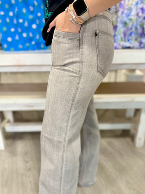 CHARLIE GRAY RETRO WIDE JEANS