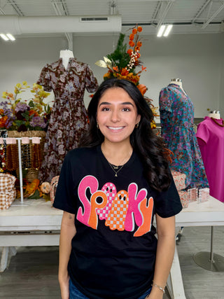 Spooky Tee in Glitter Puff