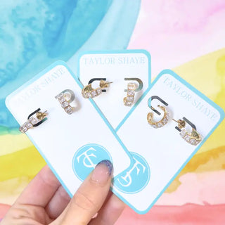 Birdie Huggie Hoop Earrings