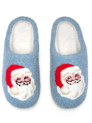 Christmas - Santa Claus - Blue slippers