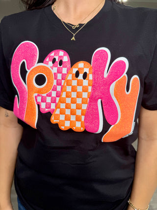 Spooky Tee in Glitter Puff