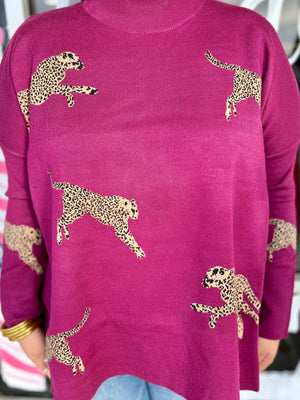 VICTORIA LEOPARD SWEATER