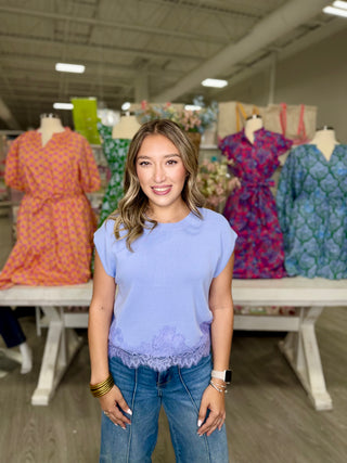 BRIDGET LACE TOP