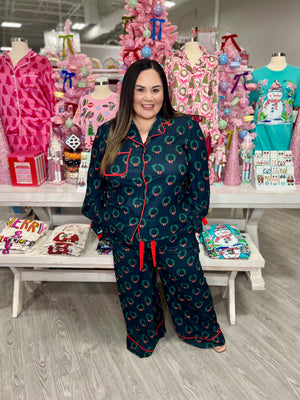 NAVY CHRISTMAS PAJAMAS SET