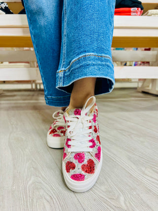 BETSEY JOHNSON HEART SNEAKERS